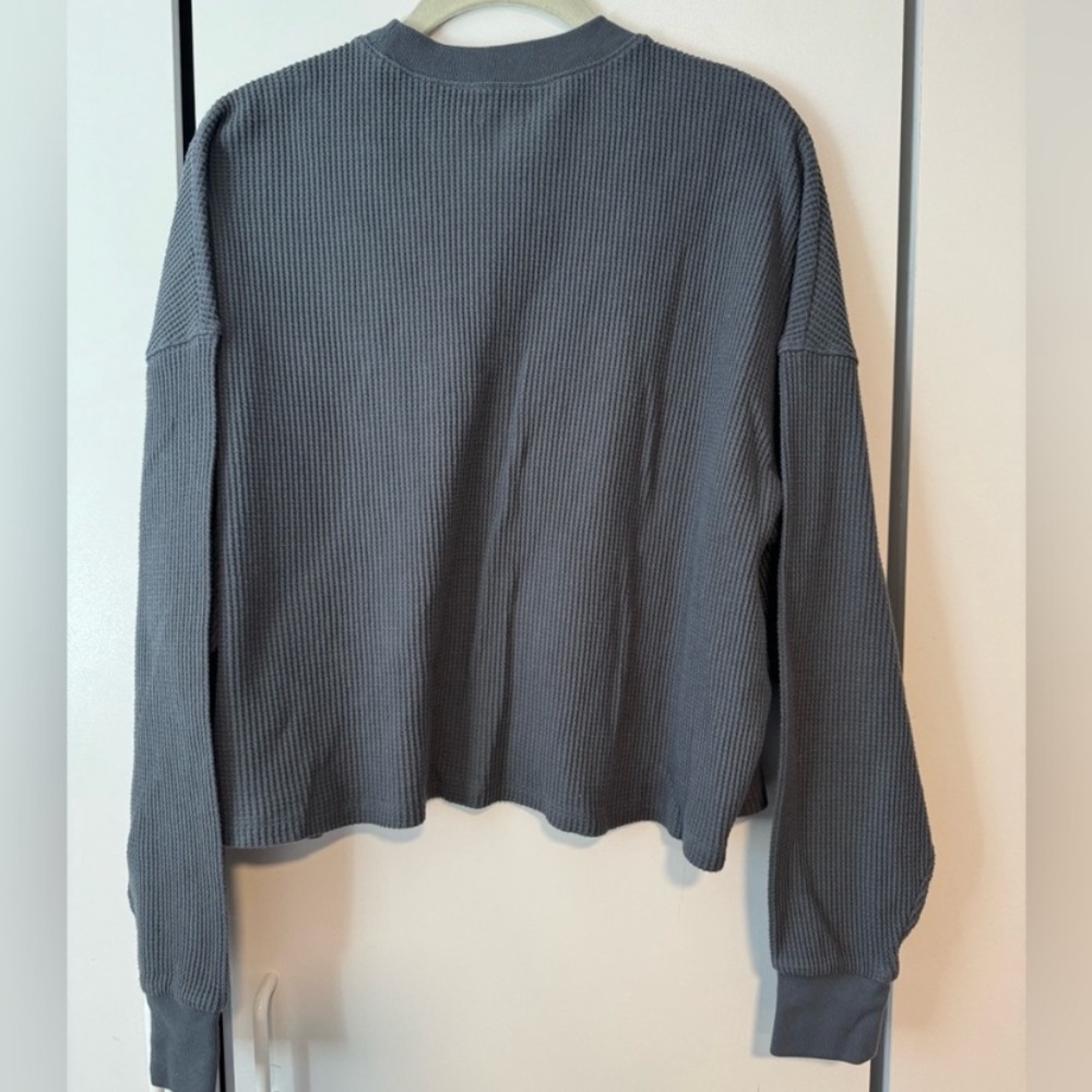 Abercrombie 2pack Cropped Waffle Longsleeves Soft AF - Picture 4 of 8